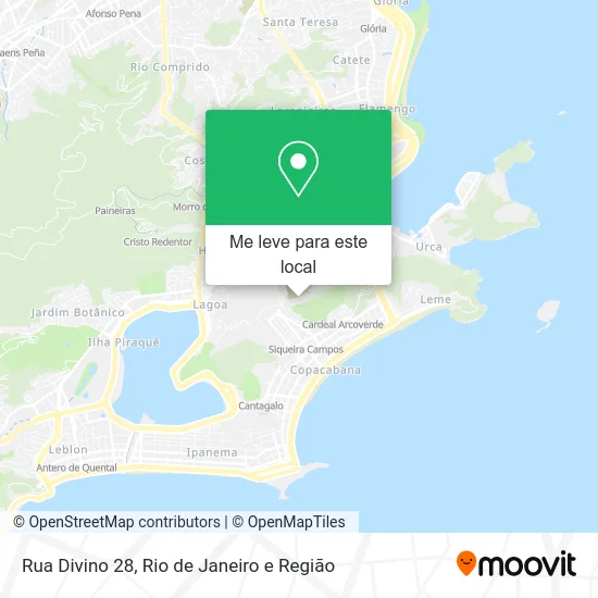 Rua Divino 28 mapa