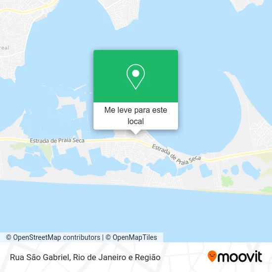 Rua São Gabriel mapa