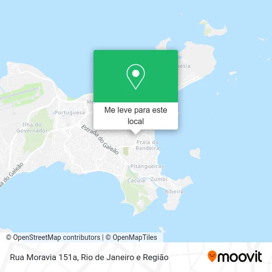 Rua Moravia 151a mapa