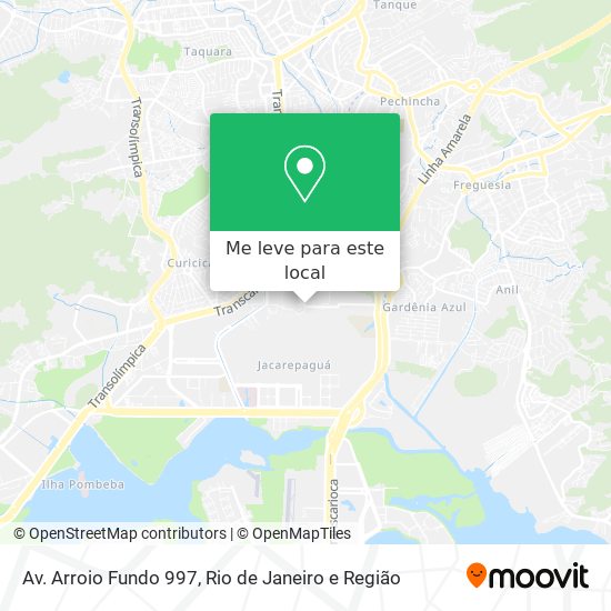 Av. Arroio Fundo 997 mapa