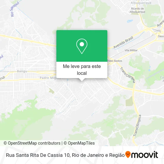 Rua Santa Rita De Cassia 10 mapa
