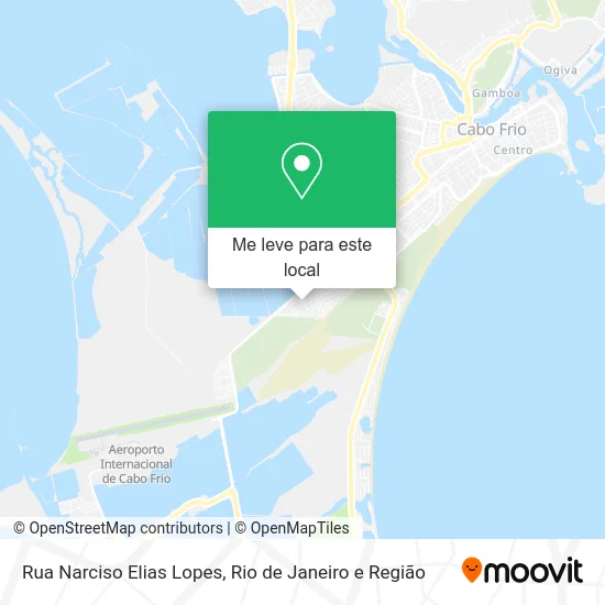 Rua Narciso Elias Lopes mapa