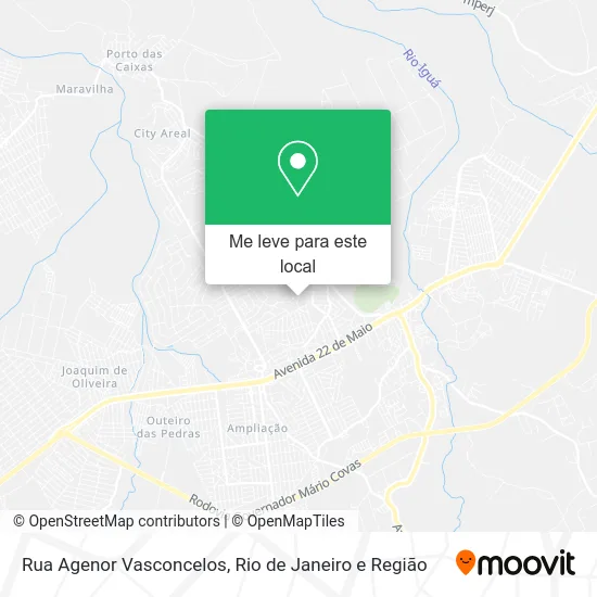 Rua Agenor Vasconcelos mapa