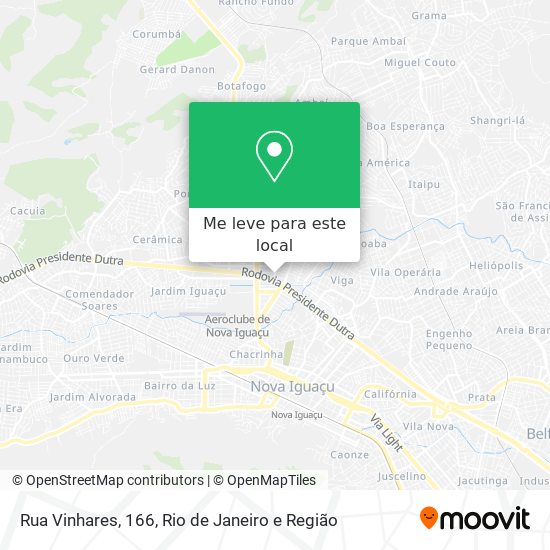 Rua Vinhares, 166 mapa
