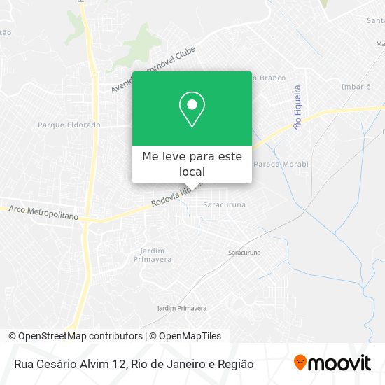 Rua Cesário Alvim 12 mapa