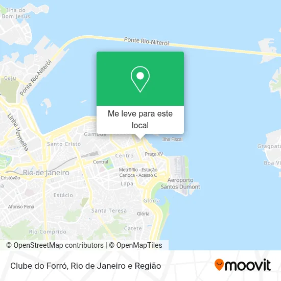 Clube do Forró mapa