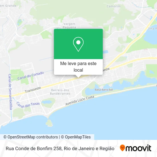 Rua Conde de Bonfim 258 mapa