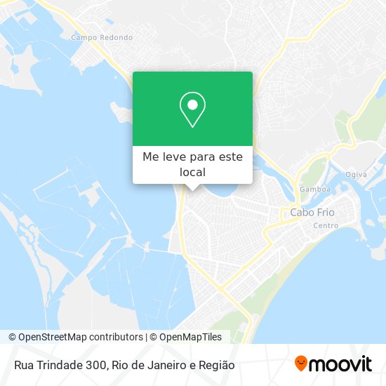 Rua Trindade 300 mapa