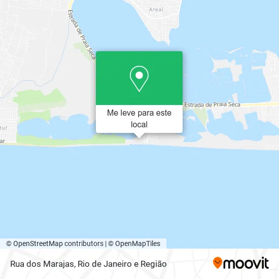 Rua dos Marajas mapa