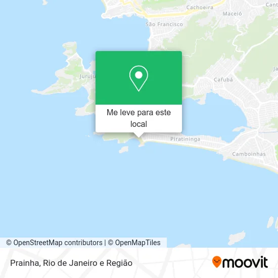 Prainha mapa
