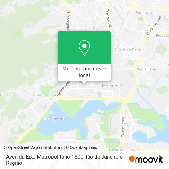 Avenida Eixo Metropolitano 1500 mapa