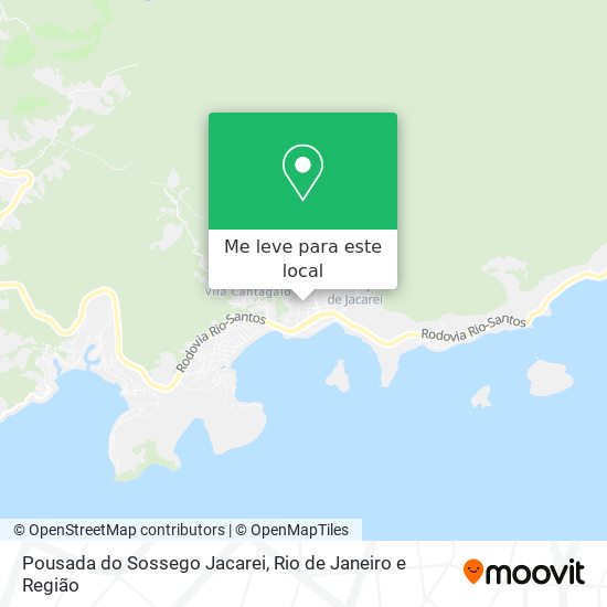 Pousada do Sossego Jacarei mapa