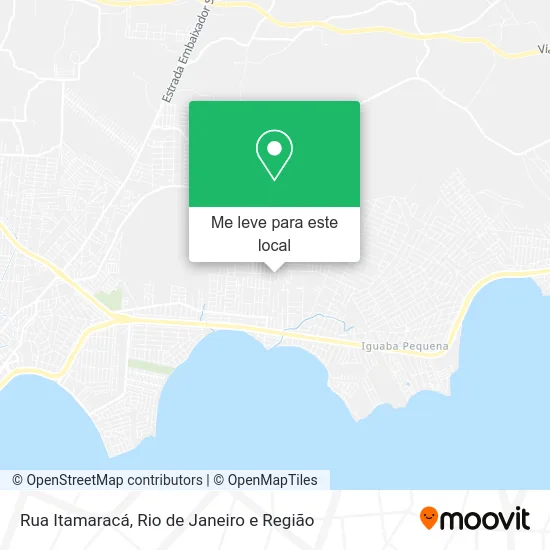 Rua Itamaracá mapa