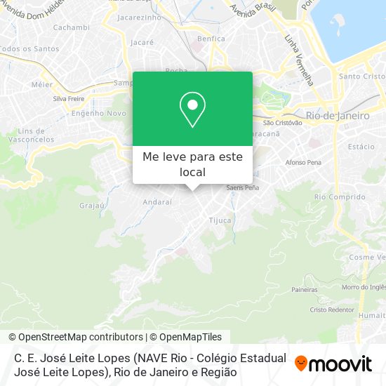 C. E. José Leite Lopes (NAVE Rio - Colégio Estadual José Leite Lopes) mapa