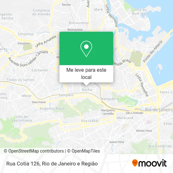 Rua Cotia 126 mapa