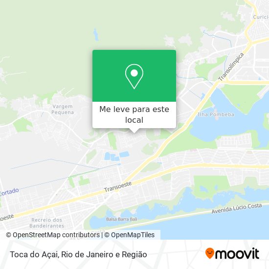 Toca do Açai mapa