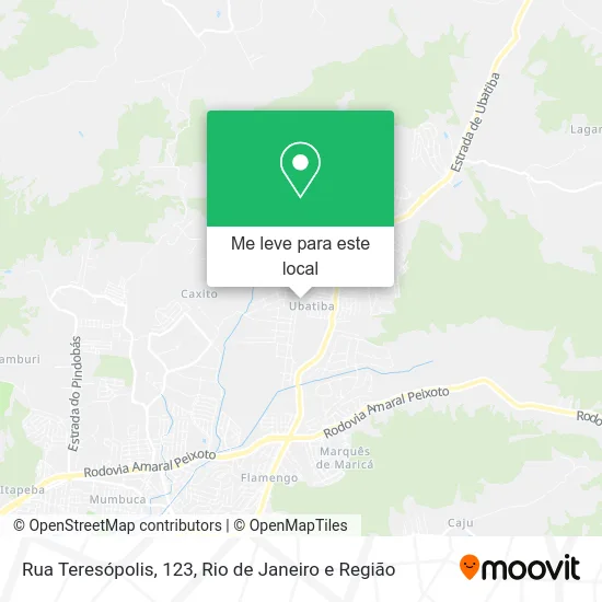Rua Teresópolis, 123 mapa