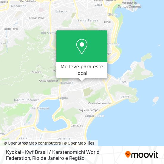 Kyokai - Kwf Brasil / Karatenomichi World Federation mapa