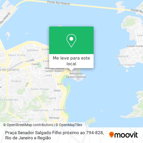 Praça Senador Salgado Filho próximo ao 794-828 mapa