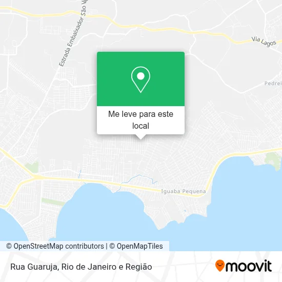 Rua Guaruja mapa