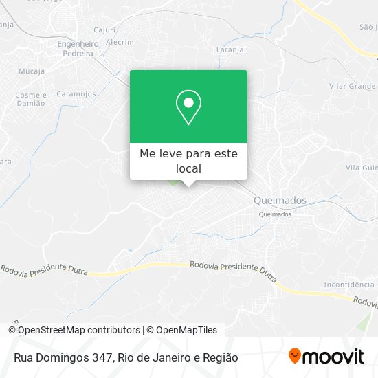 Rua Domingos 347 mapa
