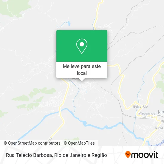 Rua Telecio Barbosa mapa