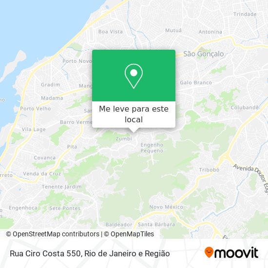 Rua Ciro Costa 550 mapa