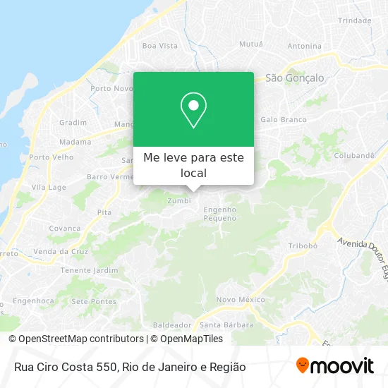 Rua Ciro Costa 550 mapa