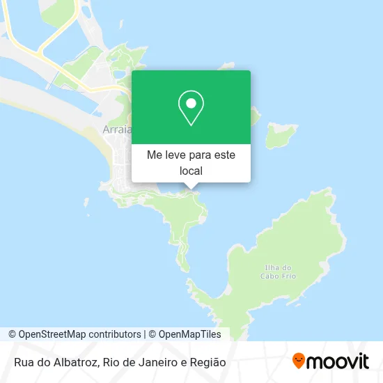 Rua do Albatroz mapa