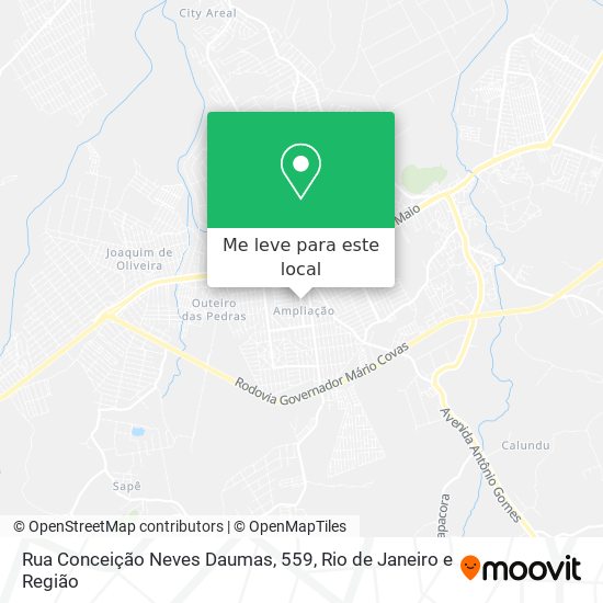 Rua Conceição Neves Daumas, 559 mapa