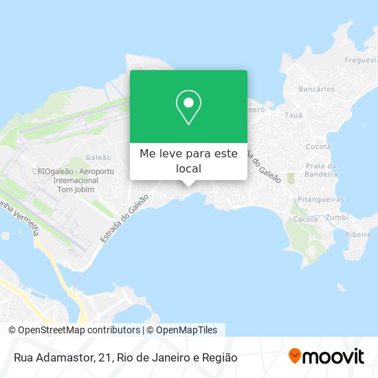 Rua Adamastor, 21 mapa