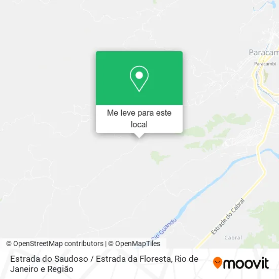 Estrada do Saudoso / Estrada da Floresta mapa