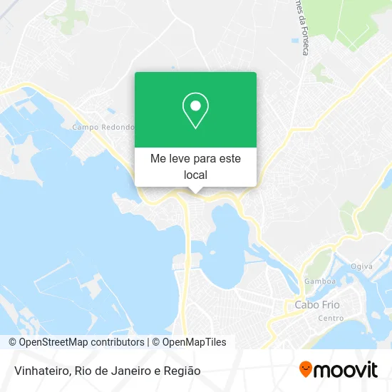 Vinhateiro mapa