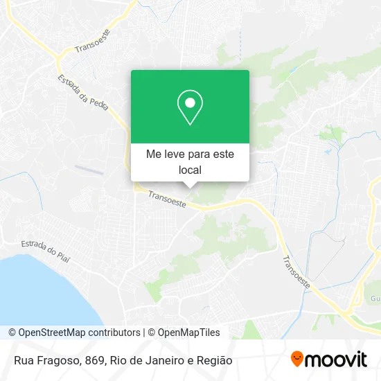 Rua Fragoso, 869 mapa
