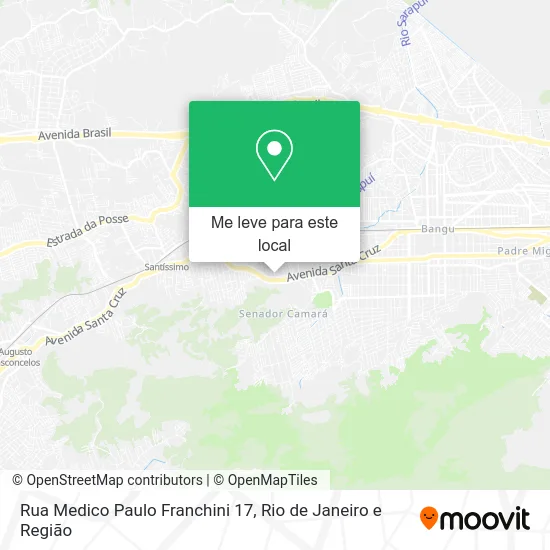 Rua Medico Paulo Franchini 17 mapa