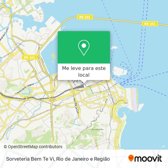 Sorveteria Bem Te Vi mapa