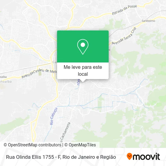 Rua Olinda Ellis 1755 - F mapa