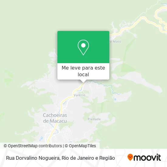 Rua Dorvalino Nogueira mapa