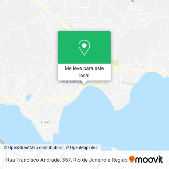 Rua Francisco Andrade, 357 mapa