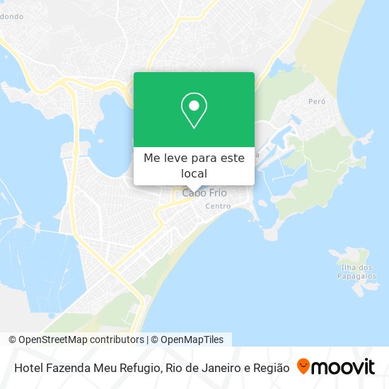 Hotel Fazenda Meu Refugio mapa