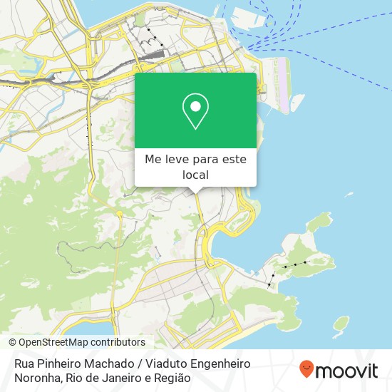 Rua Pinheiro Machado / Viaduto Engenheiro Noronha mapa