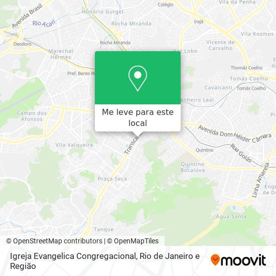 Igreja Evangelica Congregacional mapa