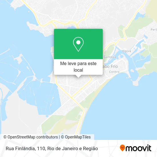 Rua Finlândia, 110 mapa
