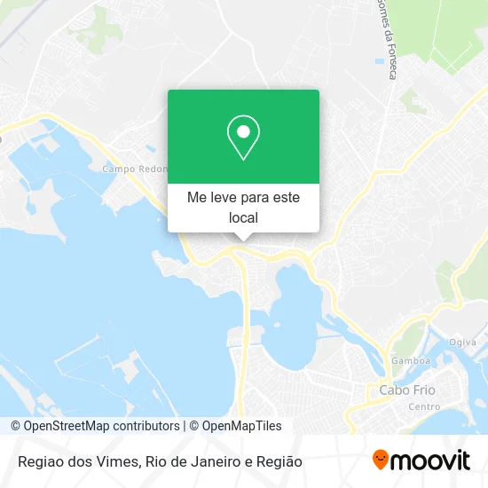 Regiao dos Vimes mapa