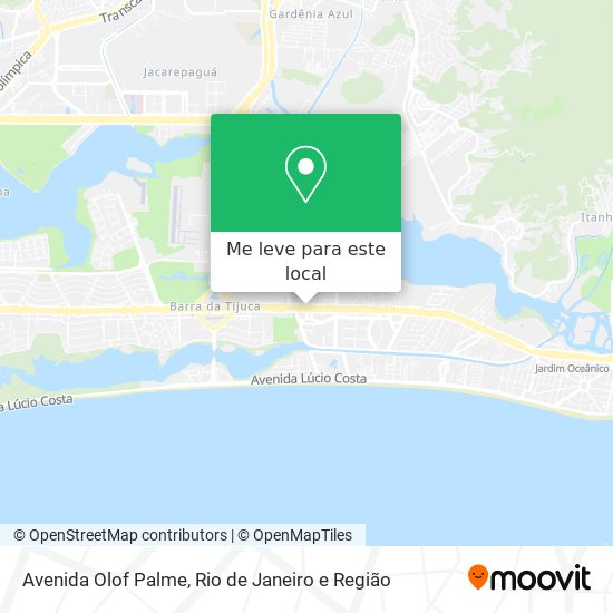 Avenida Olof Palme mapa