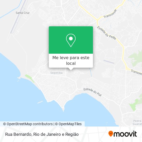 Rua Bernardo mapa