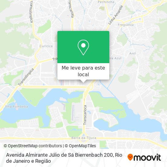 Avenida Almirante Júlio de Sá Bierrenbach 200 mapa
