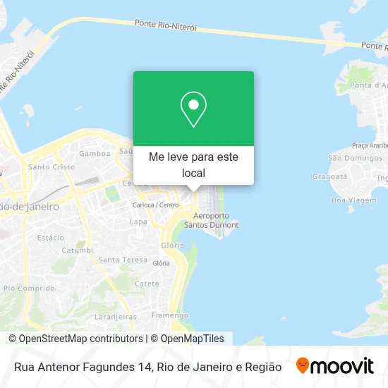 Rua Antenor Fagundes 14 mapa