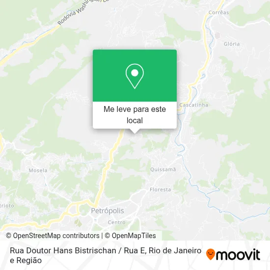 Rua Doutor Hans Bistrischan / Rua E mapa