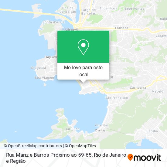 Rua Mariz e Barros Próximo ao 59-65 mapa